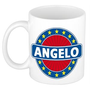 Bellatio Angelo naam koffie mok / beker 300 ml - namen mokken