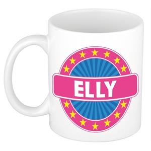 Bellatio Elly naam koffie mok / beker 300 ml - namen mokken