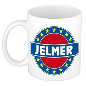 Bellatio Jelmer naam koffie mok / beker 300 ml - namen mokken