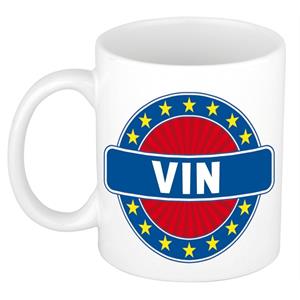 Bellatio Vin naam koffie mok / beker 300 ml - namen mokken