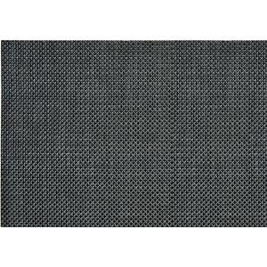 4x stuks Placemats antraciet grijs geweven/gevlochten 45 x 30 cm - Placemats/onderleggers tafeldecoratie - Tafel dekken