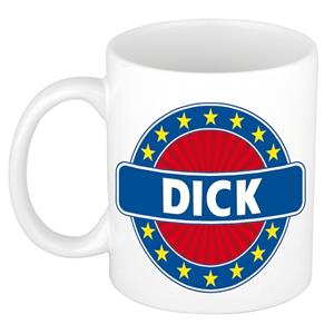 Bellatio Dick naam koffie mok / beker 300 ml - namen mokken