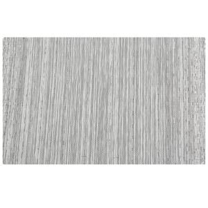 Cosy & Trendy 4x Rechthoekige placemats zwart/wit geweven 30 x 45 cm - Placemats/onderleggers - Keukenbenodigdheden - Tafeldecoratie
