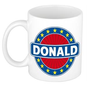 Bellatio Donald naam koffie mok / beker 300 ml - namen mokken