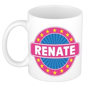 Bellatio Renate naam koffie mok / beker 300 ml - namen mokken