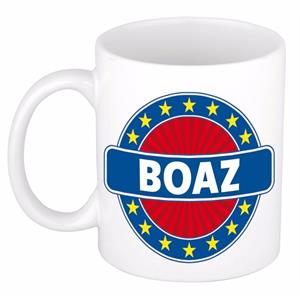 Bellatio Boaz naam koffie mok / beker 300 ml - namen mokken