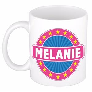 Bellatio Melanie naam koffie mok / beker 300 ml - namen mokken