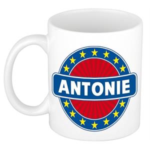 Bellatio Antonie naam koffie mok / beker 300 ml - namen mokken