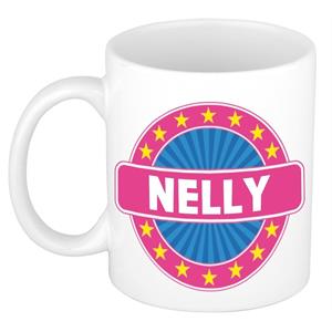 Bellatio Nelly naam koffie mok / beker 300 ml - namen mokken