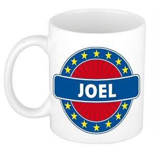 Bellatio Joel naam koffie mok / beker 300 ml - namen mokken