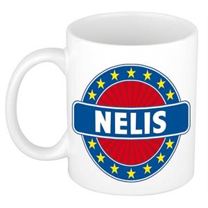 Bellatio Nelis naam koffie mok / beker 300 ml - namen mokken