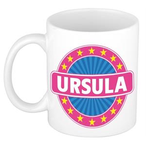 Bellatio Ursula naam koffie mok / beker 300 ml - namen mokken