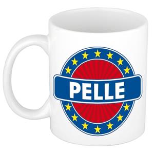 Bellatio Pelle naam koffie mok / beker 300 ml - namen mokken