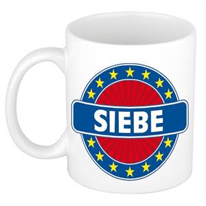 Bellatio Siebe naam koffie mok / beker 300 ml - namen mokken