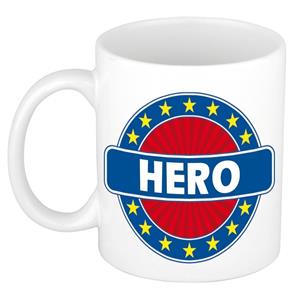 Bellatio Hero naam koffie mok / beker 300 ml - namen mokken