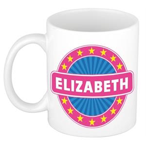 Bellatio Elizabeth naam koffie mok / beker 300 ml - namen mokken