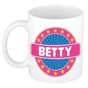 Bellatio Betty naam koffie mok / beker 300 ml - namen mokken