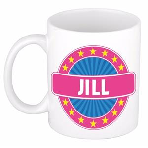 Bellatio Jill naam koffie mok / beker 300 ml - namen mokken