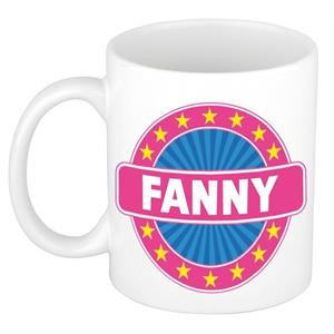 Bellatio Fanny naam koffie mok / beker 300 ml - namen mokken
