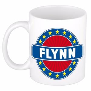 Bellatio Flynn naam koffie mok / beker 300 ml - namen mokken