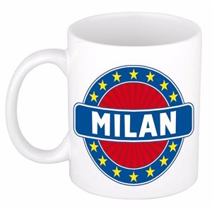 Bellatio Milan naam koffie mok / beker 300 ml - namen mokken