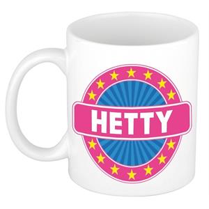 Bellatio Hetty naam koffie mok / beker 300 ml - namen mokken