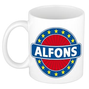Bellatio Alfons naam koffie mok / beker 300 ml - namen mokken