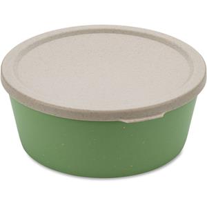 KOZIOL Schale »Connect Bowl Nature Leaf Green, 400 ml«, Kunststoff-Holz-Mix, stapelbar
