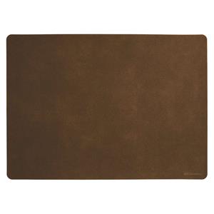 ASA Tischsets Tischset soft leather dark sepia 46 x 33 cm