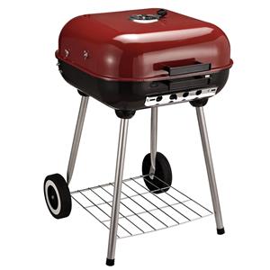 Zenzee Houtskool Barbecue - Bbq - Grill - Barbeque - 47,5 Cm - Rood