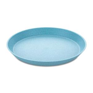 KOZIOL Teller »Connect Plate S Organic Frosty Blue, 20.5 cm«, Made in Germany