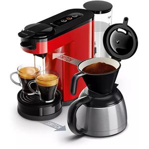 Philips Senseo Kaffeepadmaschine SENSEO Switch HD6592/64, 1l Kaffeekanne, inkl. Kaffeepaddose im Wert von 9,90 € UVP