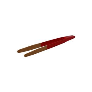 Pebbly Broodrooster Tang, Bamboe, Magnetisch, Rood, 24 Cm - 