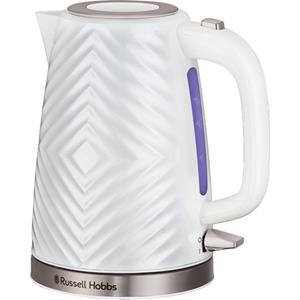 RUSSELL HOBBS Wasserkocher Groove 26381-70, weiß, 1,7 l, 2.400 Watt, herausnehmbarer Kalkfilter, 1,7 l, 2400 W