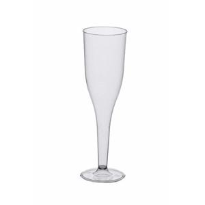 70x Champagne glazen van polystyreen -