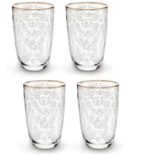 PiP Studio Glas »Longdrink Glas Floral«, Glas, 400 ml