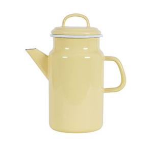Kockums Kaffeekanne »Email Kaffeekanne Teekanne Kanne von Kockums Inhalt 2 Liter Farbe: yellow citrine«