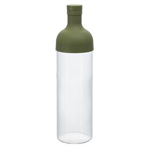 mymuesli Eistee-Flasche grün | mit Silikondeckel und integriertem Sieb