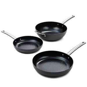 ISENVI Murray combideal 3 delig - Koekenpannen en wok - RVS