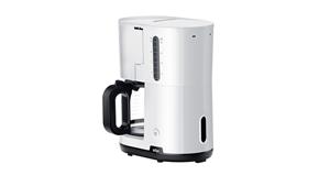 Filterkaffeemaschine Braun KF 1100, für bis zu 15 Tassen, 1000 W, Abschaltautomatik, Anti-Tropf-System, weiß