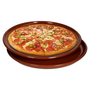 MamboCat Pizzateller »2er Set Pizzateller 32cm aus Ton - 33358«