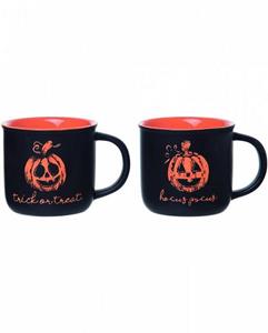 Horror-Shop Geschirr-Set »Halloween Jack O'Lantern Kürbis Lieblingstasse Mat«, Dolomit Keramik