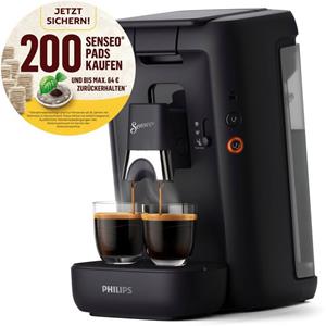 Philips Senseo Kaffeepadmaschine CSA260/65, 200 Senseo Pads kaufen und bis 64 € zurückerhalten