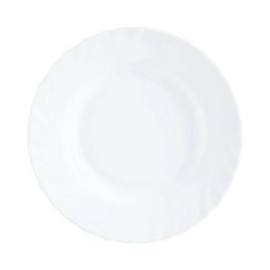 Arcoroc Suppenteller »Trianon Uni«, Teller tief 22.5cm Opalglas weiß 6 Stück