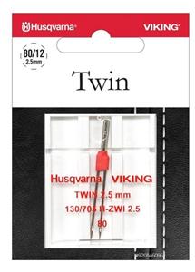 Husqvarna-Viking Tweelingnaald Universal / 80 / 2.5mm (1 stuk) Naalden