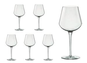 Bormioli Rocco Weinglas »6er Set Weingläser Medium inAlto 47 cl aus erstklassigem Kristallglas, bessere Bruchfestigkeit, filigranes Design«