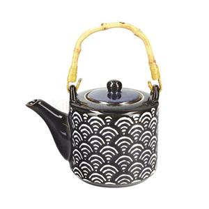 Neuetischkultur Teekanne »Teekanne, Porzellan mit Bambusgriff Mikasa Satori«, 0.54 l