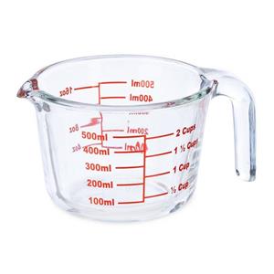 RELAXDAYS Messbecher »Messbecher Glas 500 ml«, Glas