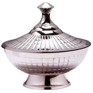 Marrakesch Orient & Mediterran Interior Zuckerdose »Orientalische Zuckerdosen Dosen aus Messing in Silber Anwar 12cm«, Handarbeit
