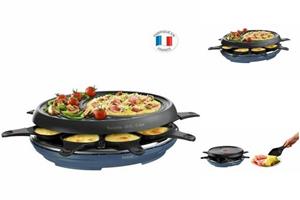 Tefal Raclette und Fondue-Set Elektrogrill  RE310401 1050W Raclette
